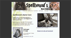 Desktop Screenshot of mainecoons.no