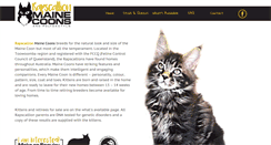 Desktop Screenshot of mainecoons.com.au