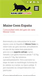 Mobile Screenshot of mainecoons.es
